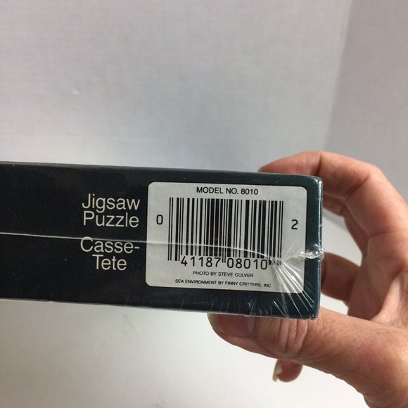 Vintage Marine Life Coral Jigsaw Puzzle Hoyle Products 1982 18”x24”  550 Pcs - Picture 5 of 5